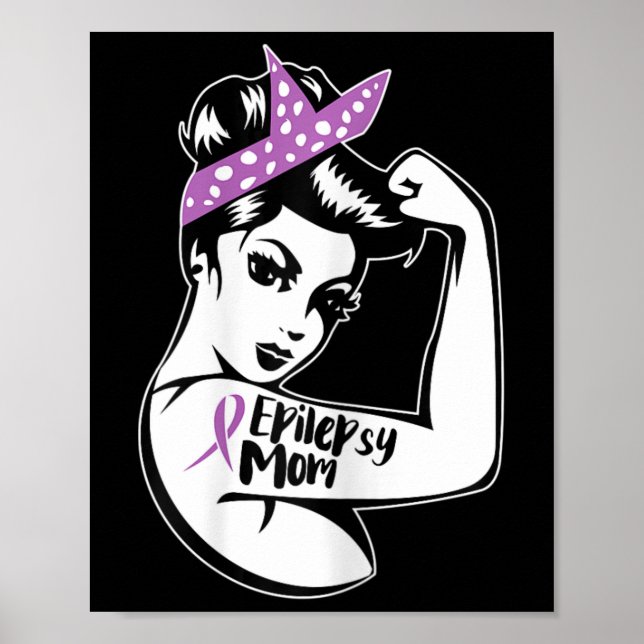 Epilepsy Support - Epileptic Awareness Epilepsy Mo Poster (Front)