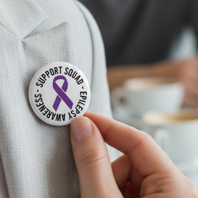 Epilepsy Support Squad Awareness Gift Button (Creator Uploaded)