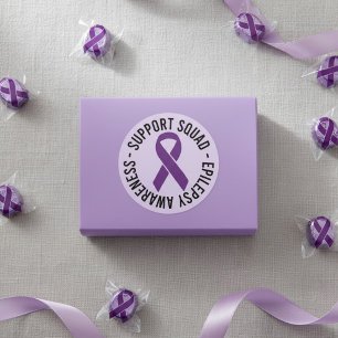 Epilepsy Support Squad Awareness Gift Classic Round Sticker