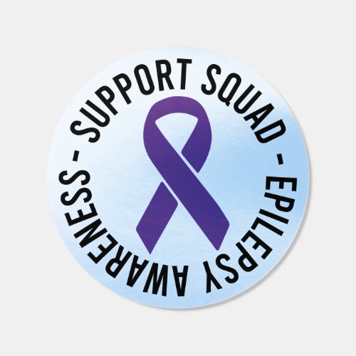 Epilepsy Support Squad Awareness Gift Classic Round Sticker
