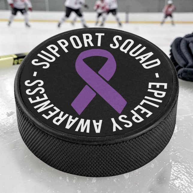 Epilepsy Support Squad Hockey Gift Puck (Creator Uploaded)