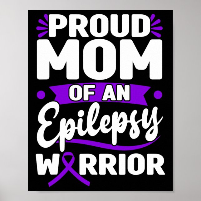 Epilepsy Support Warrior Epilepsy Awareness Month  Poster (Front)