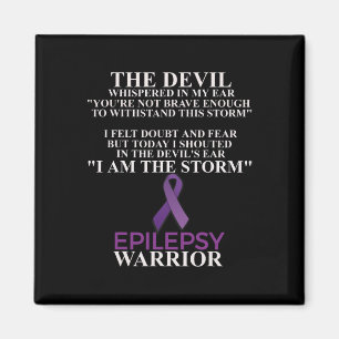 Epilepsy Warrior Awareness Christian Faith Magnet
