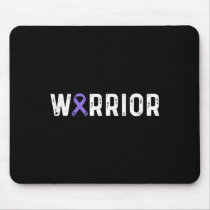 Epilepsy Warrior Awareness Purple Ribbon Men and W Mouse Pad