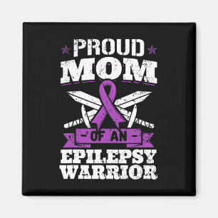 Epilepsy Warrior Mom Epileptic Seizure Disorder Ad Magnet