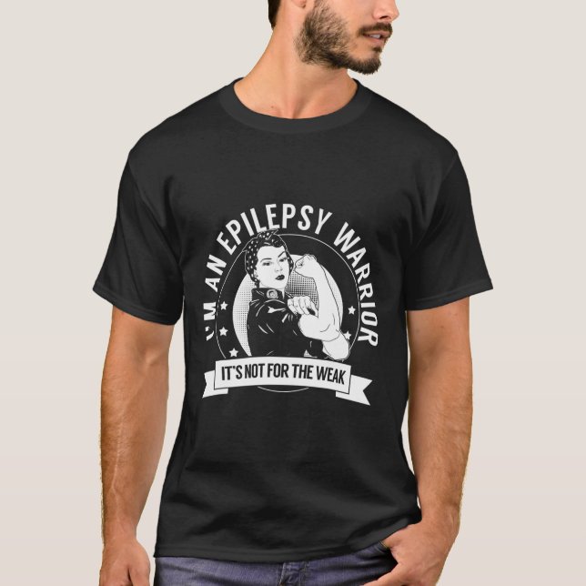 Epilepsy Warrior NFTW  - Epilepsy Awareness T-Shirt (Front)