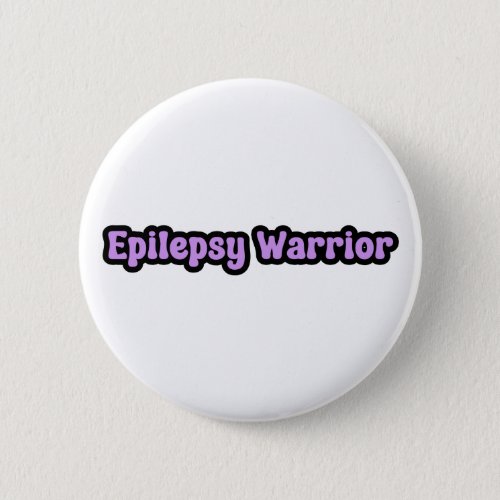 Epilepsy Warrior Purple Awareness Button