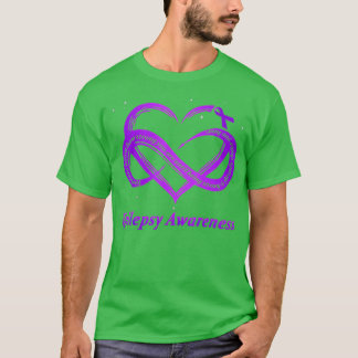 Epilepsy Warrior - Purple Epilepsy Awareness T-Shirt