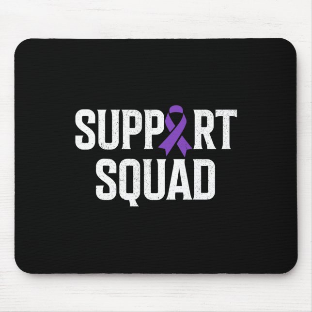 Epilepsy Warrior Support Squad Support Epilepsy Aw Mouse Pad (Front)