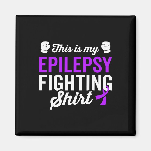 Epilepsy Warrior Survivor Awareness Get Well Recov Magnet (Front)