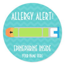 Epinephrine Allergy Alert Stickers