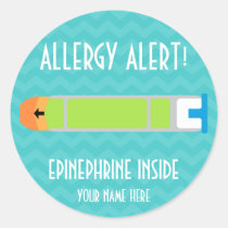 Epinephrine Allergy Alert Stickers