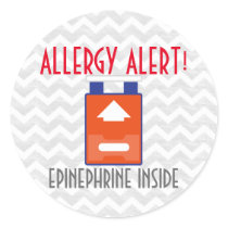 Epinephrine Allergy Alert Stickers