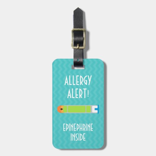 Epinephrine Allergy Alert Tag for Medical Kit