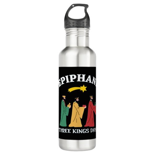 Epiphani Three Kings Day Stainless Steel Water Bottle