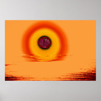 Epiphany At Sunset Poster