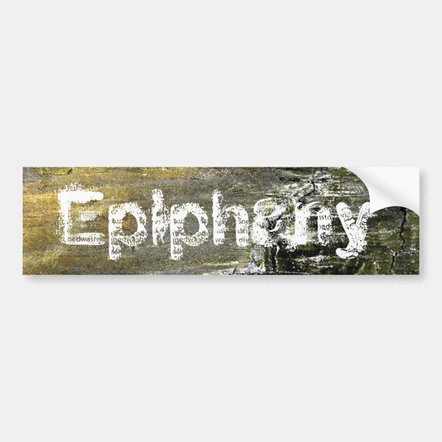 Epiphany Bumper Sticker (Front)