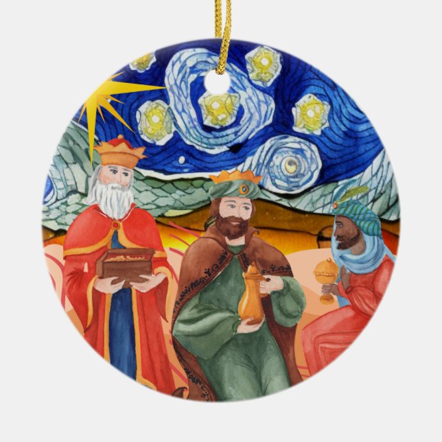 Epiphany Ceramic Ornament (Front)