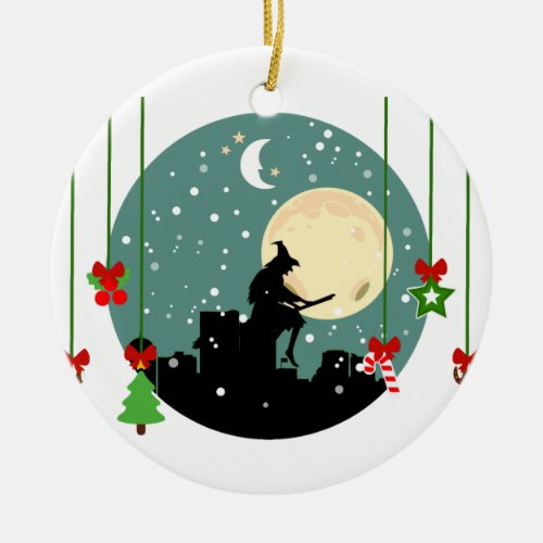 epiphany christmas befana ceramic ornament