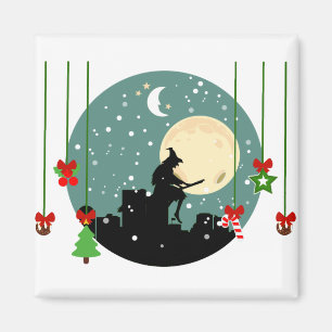 epiphany christmas befana magnet