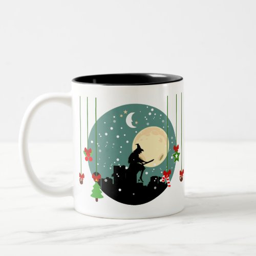 epiphany christmas befana Two_Tone coffee mug