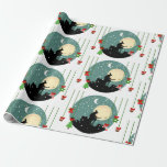 epiphany christmas befana wrapping paper