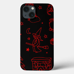epiphany christmas witch befana black iPhone 13 case