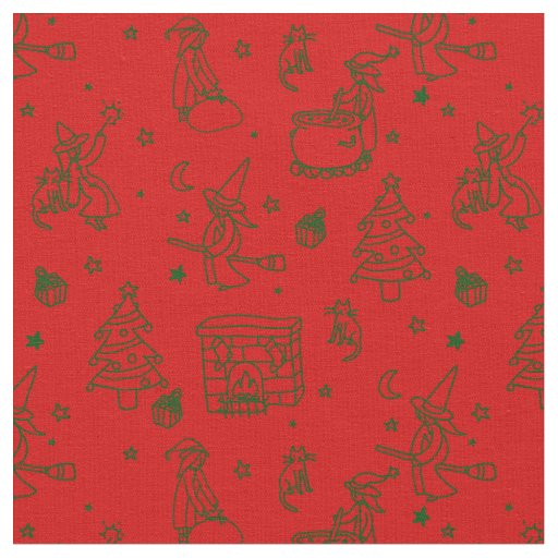 epiphany christmas witch befana red fabric