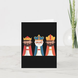 Epiphany Feliz Dia De Reyes Three Wise Men Happy H Card