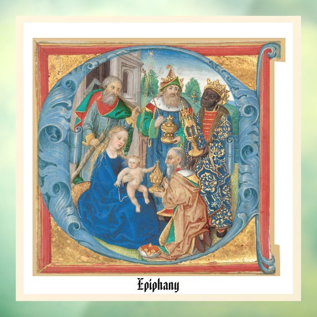 Epiphany Holiday Card Window Cling (Sheet 3)