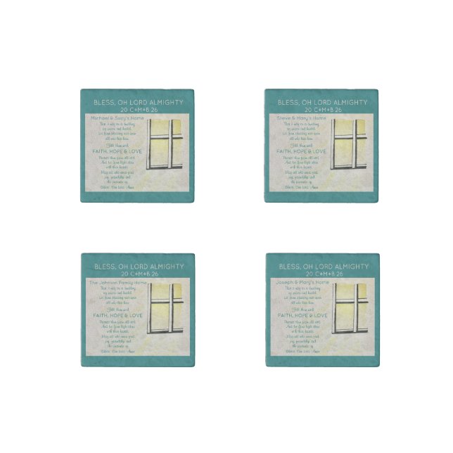 Epiphany Home Blessing Magnet Set – Personalized (Front)