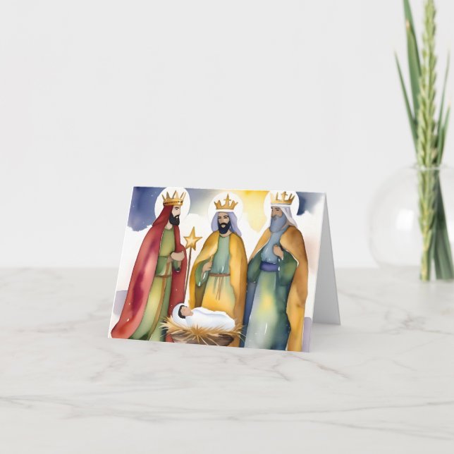 Epiphany or Three Kings Day C - January 6   Holiday Card (Front)