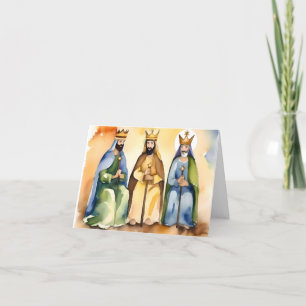 Epiphany or Three Kings Day E - January 6 Holiday Card