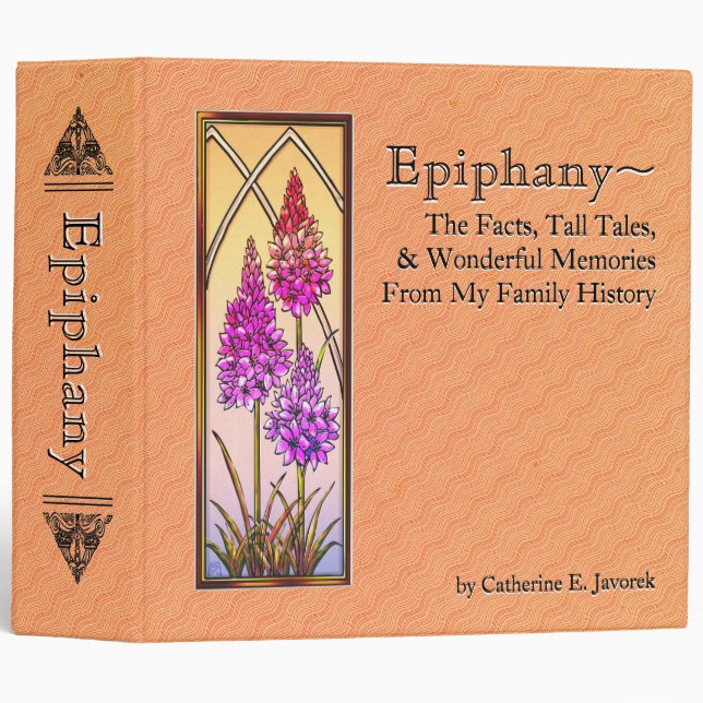 Epiphany Personalized Memory Book 3 Ring Binder (Front/Spine)