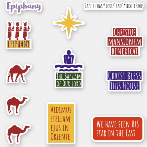 Epiphany Planner Stickers Catholic Latin Mass
