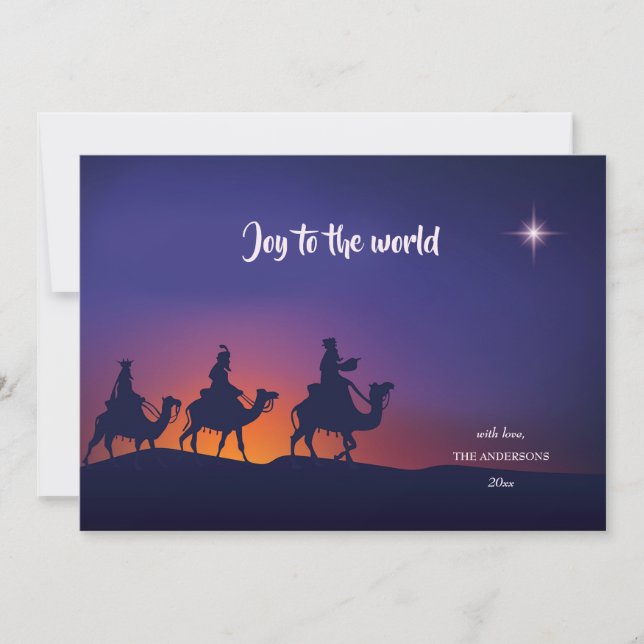 Epiphany Silhouette Holiday Card (Front)