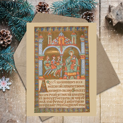 Epiphany Three Kings Day Magi Christmas Medieval  Postcard