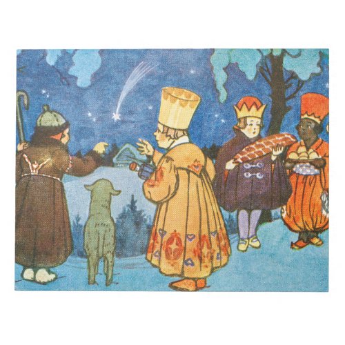 Epiphany Three Kings from the East by Zdenek Guth Notepad