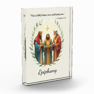 Epiphany Three Wise Men Kings God's Peace Blessing Acrylic Award