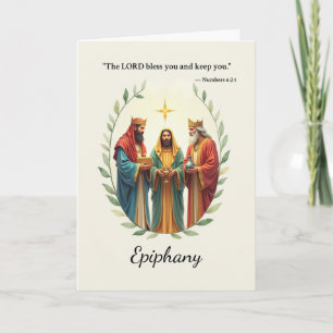 Epiphany Three Wise Men Kings God's Peace Blessing Card