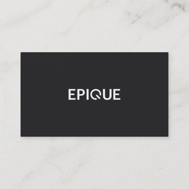 Epique Business Cards Horizontal Modern