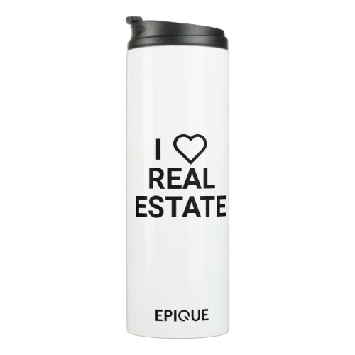 Epique I Heart Real Estate Coffee Tumbler