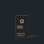 Epique Modern Business Card<br><div class="desc">A modern, minimalist, luxury business card.</div>