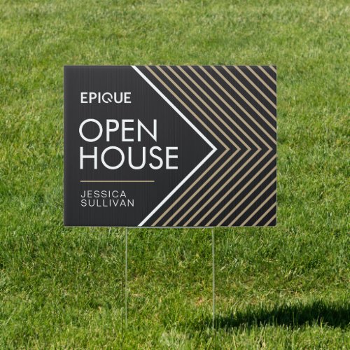 Epique Open House Signs w Stake