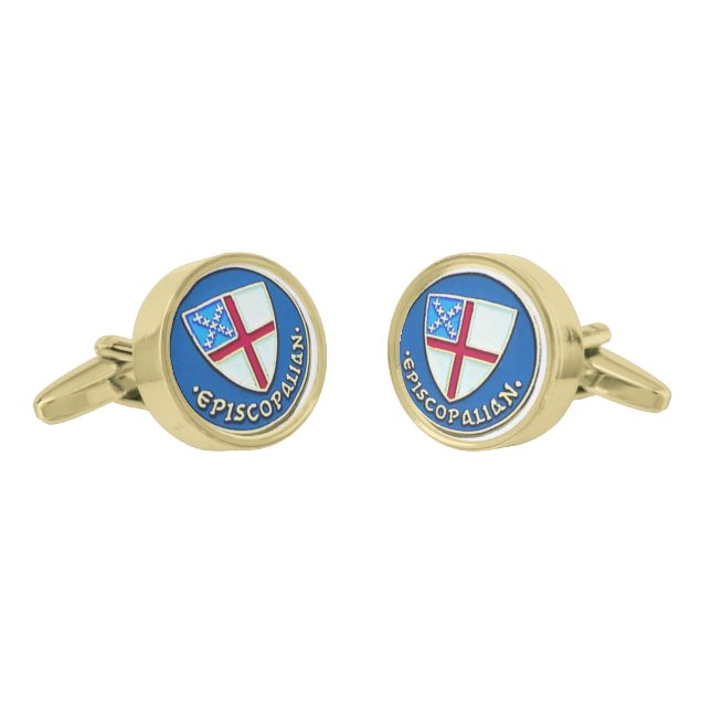 Episcopal Church Crest Cufflinks (Angled)