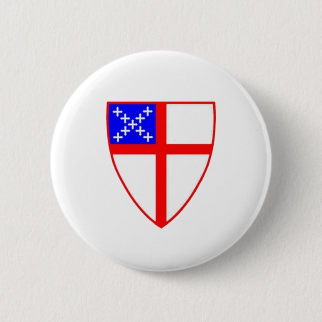 Episcopal Shield Button (Front)