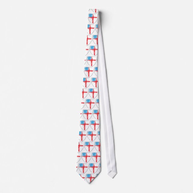 Episcopal Shield Neck Tie (Front)