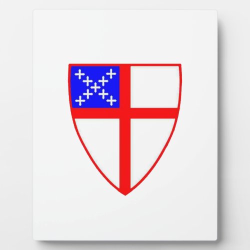 Episcopal Shield Plaque