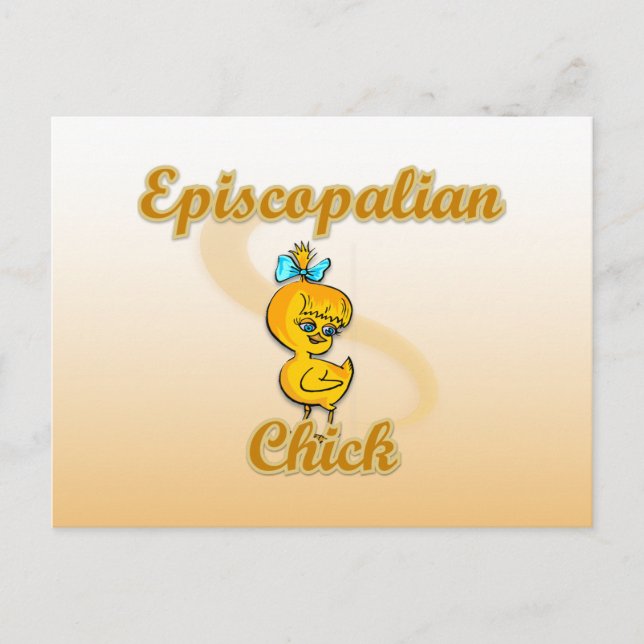 Episcopalian Chick Postcard (Front)