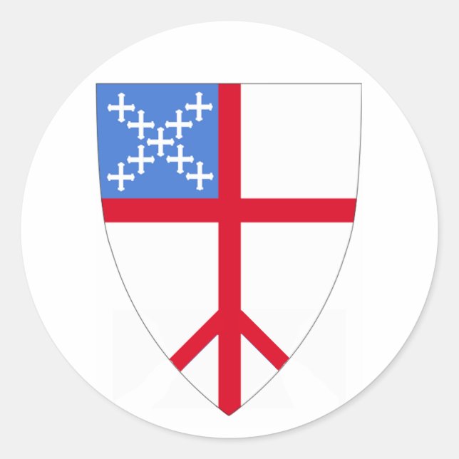 Episcopalians For Peace Throughout the Church Classic Round Sticker (Front)